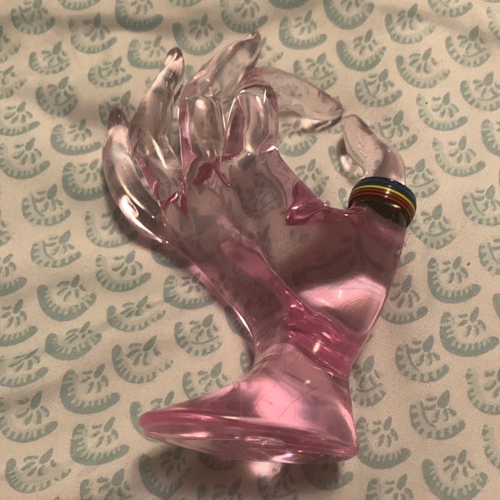 Size 8 1/2-9 pride ring